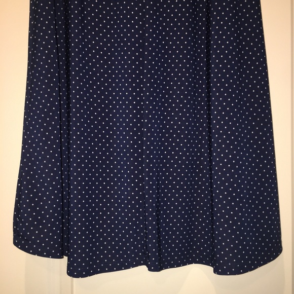 Blue Polka Dot Skirt - Picture 5 of 5